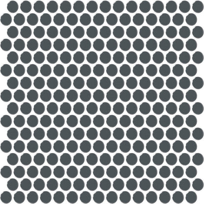 Daltile Color Wheel Mosaic 13'' X 11'' Penny Glossy Chalkboard