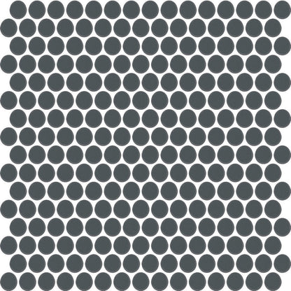 Daltile Color Wheel Mosaic 13'' X 11'' Penny Matte Matte Chalkboard