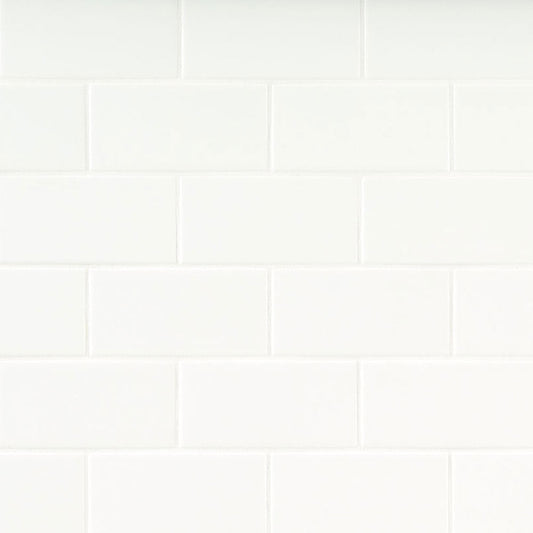 MS International Metro 2" x 8" Glossy White