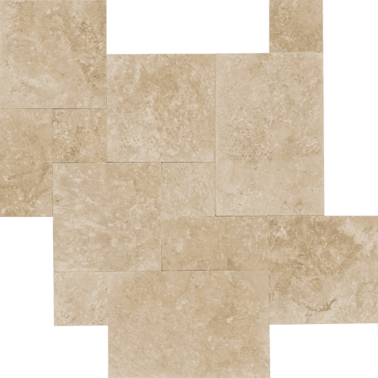 Bedrosians Travertine Pattern 1/2" Brushed 8"x8" - 8"x16" - 16"x16" - 16"x24"  Durango
