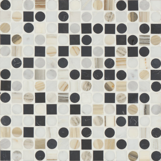 Bedrosinas Modni Monroe 12" x 12" Honed Warm Blend