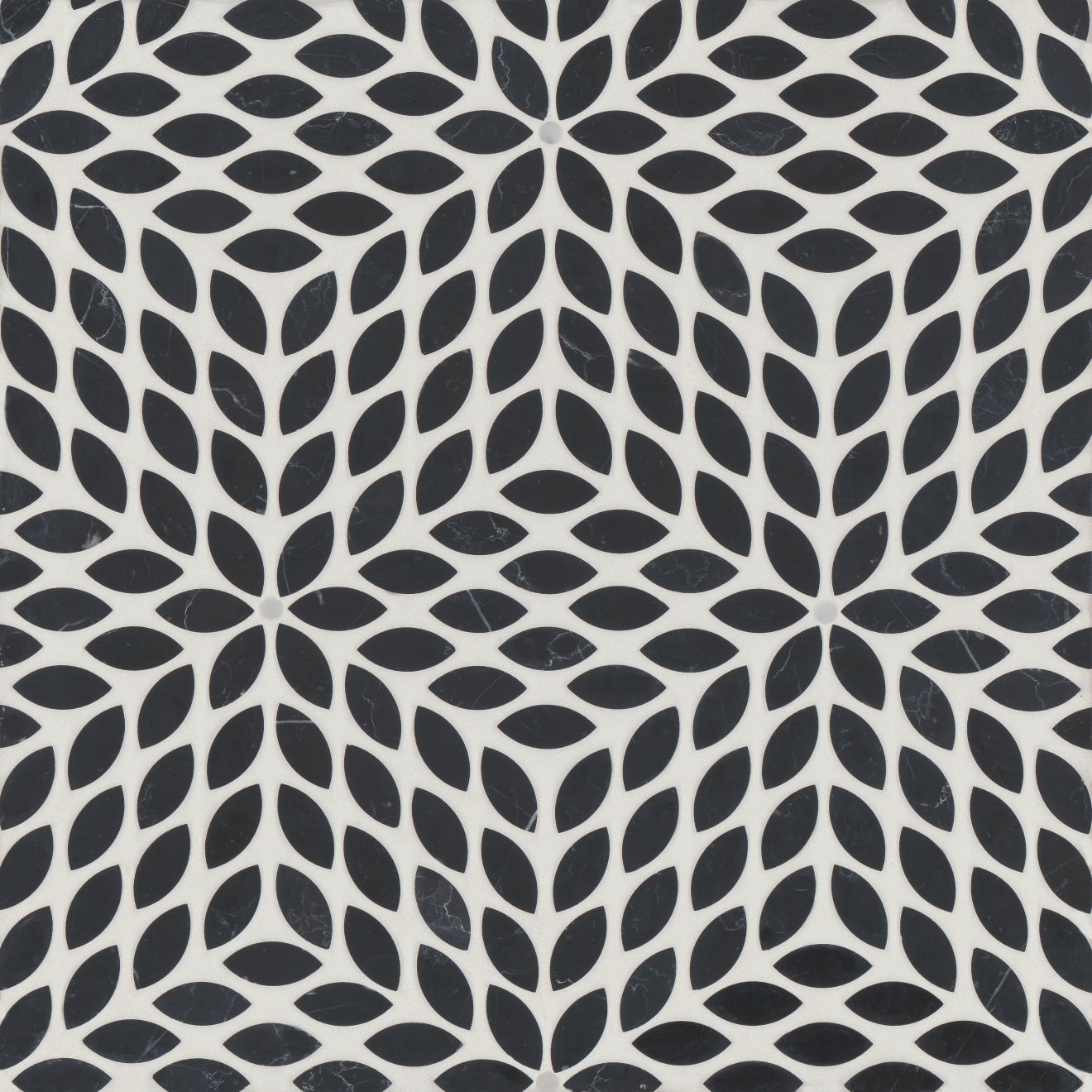 Bedrosians Celeste 14.25" x 16.25" Honed Nero Marquina/Calacatta Losanna