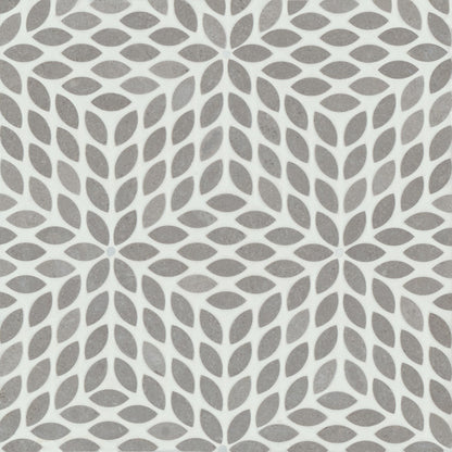 Bedrosians Celeste 14.25" x 16.25" Honed Cinder Grey/Calacatta Losanna