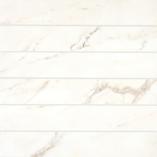 Bedrosians Magnifica 4" x 24" Honed Calacatta Oro