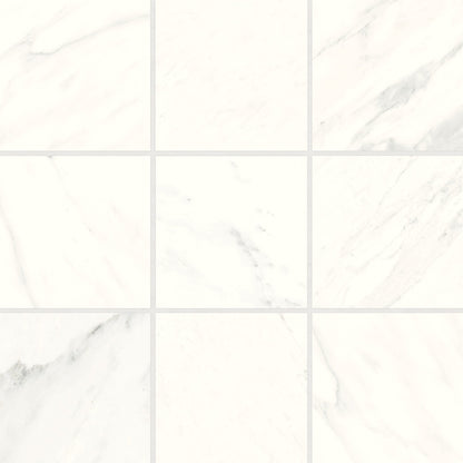 Bedrosians Magnifica 4" x 4" Honed Mosaic Luxe White