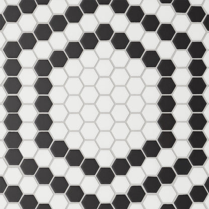 Bedrosians Le Cafe 1" x 1" Deco Design Mosaic  Deco Design 4