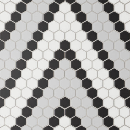 Bedrosians Le Cafe 1" x 1" Deco Design Mosaic  Deco Design 8