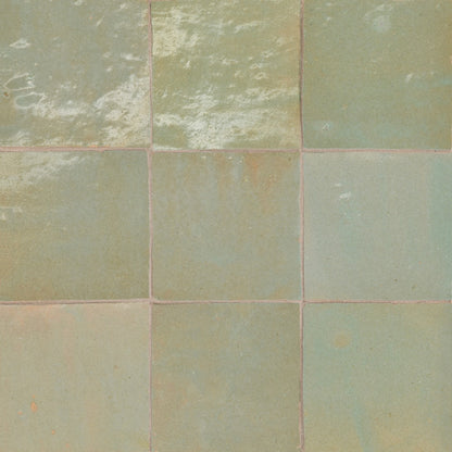Bedrosians Zagora 4" X 4" Gloss Vert Gris