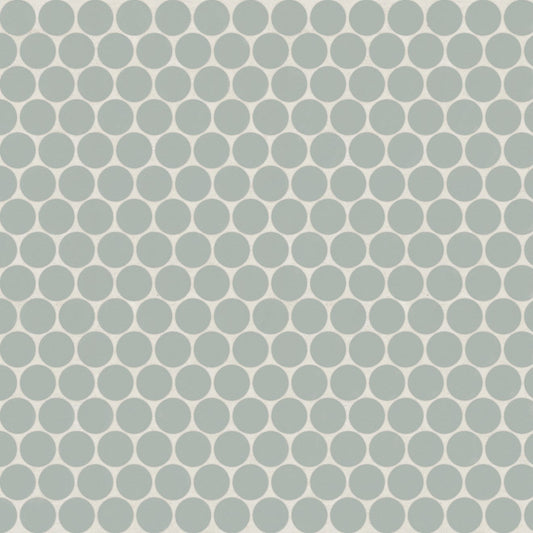 Bedrosians Marin 11.5" X 12.5" Penny Mosaic 0.75 Aloe Green / Light Green