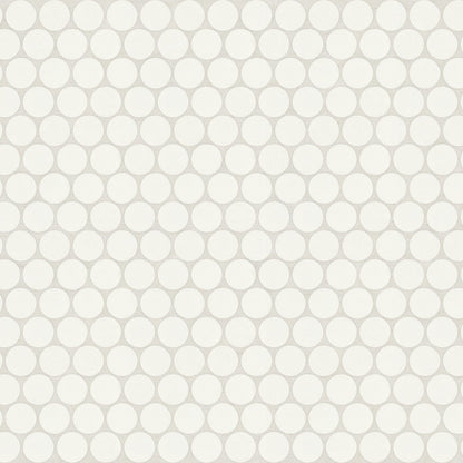 Bedrosians Marin 11.5" X 12.5" Penny Mosaic 0.75 Pearl White / White