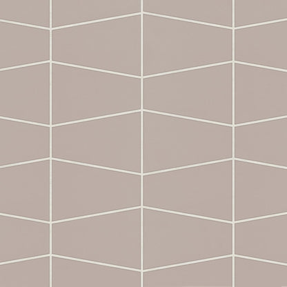 Bedrosians Marin 8.25" X 13" Trapezoid Mosaic Coastal Cliff / Taupe