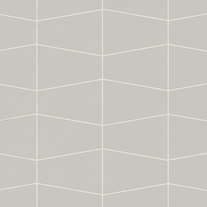 Bedrosians Marin 8.25" X 13" Trapezoid Mosaic Pebble Gray / Light Gray