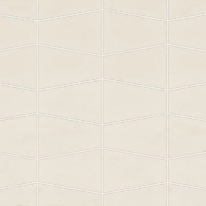 Bedrosians Marin 8.25" X 13" Trapezoid Mosaic Sand Dollar / Beige