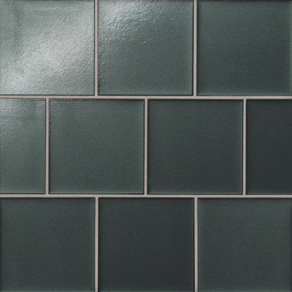 Bedrosians Kaikos 4" X 4" Matte Dark Green
