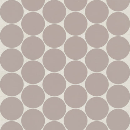 Bedrosians Marin 10.5" X 11.75" Penny Mosaic 2" Coastal Cliff / Taupe