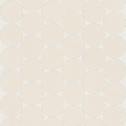 Bedrosians Marin 10.5" X 11.75" Penny Mosaic 2" Sand Dollar / Beige