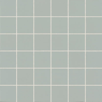 Bedrosians Marin 12" X 12" Square Mosaic 2" Aloe Green / Light Green