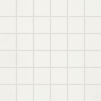 Bedrosians Marin 12" X 12" Square Mosaic 2" Pearl White / White