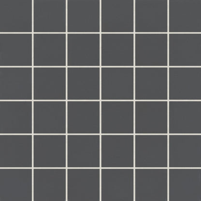 Bedrosians Marin 12" X 12" Square Mosaic 2" Black Sea / Black