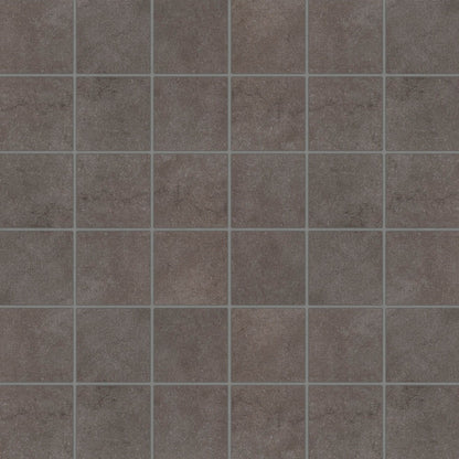 Bedrosians Loft 12" X 12" Mosaic 2" x 2" Dark Grey
