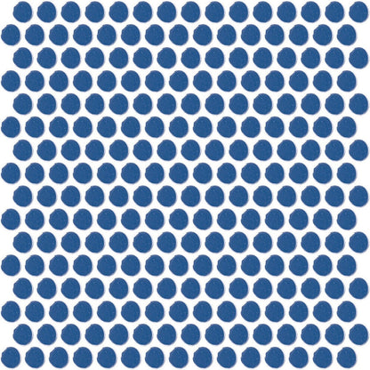Daltile Color Wheel Mosaic 13'' X 11'' Penny Glossy Sea Breeze