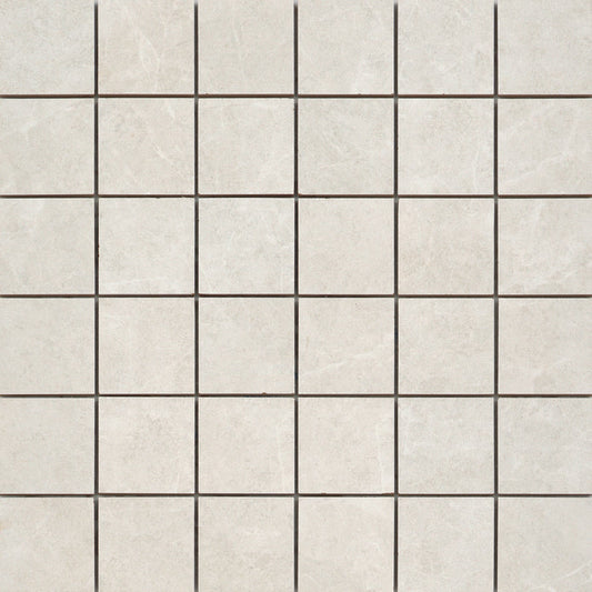 Emser Havana 12"x12" Mosaic 2"x2" White