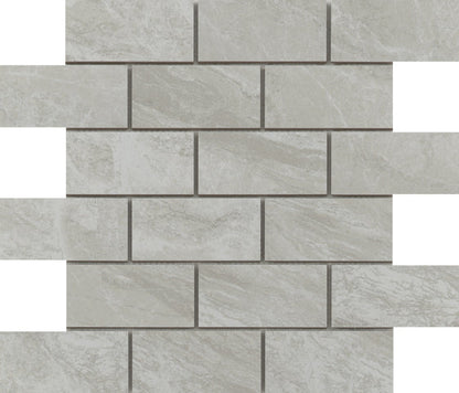 Emser Reserva 12" X 12" OFFset Mosaic 2" X 4"  Manu 
