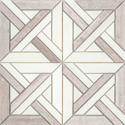 Emser Alluro 12"x12" Mini Castle Cream