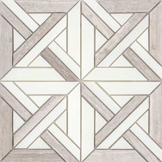 Emser Alluro 12"x12" Mini Castle Cream