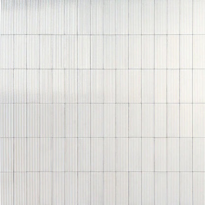 Marazzi Rice 3" X 8" Raked Bianco Structure