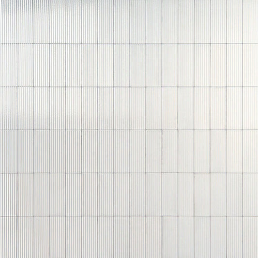 Marazzi Rice 3" X 8" Raked Bianco Structure