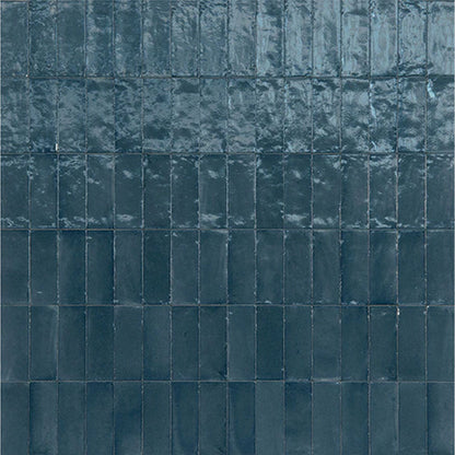 Marazzi Rice 3" X 8"  Blu