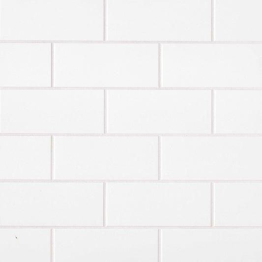 Bedrosians Traditions 4" x 10" Matte Ice White