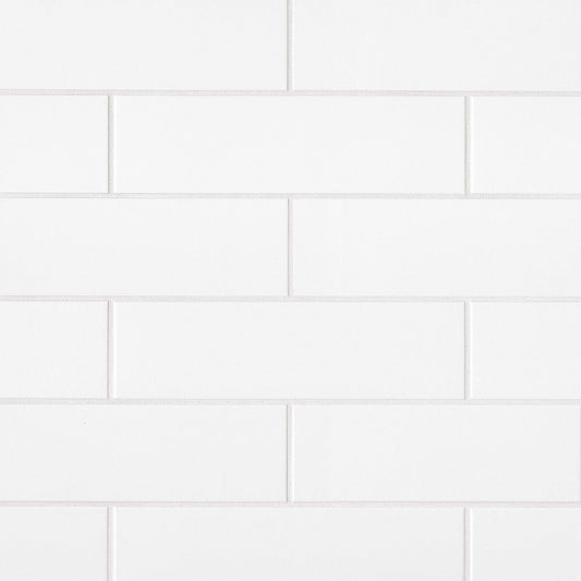 Bedrosians Traditions 4" x 16" Matte Ice White