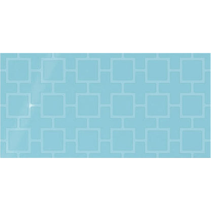 Daltile Showscape 12" X 24" Square Lattice Crisp Blue