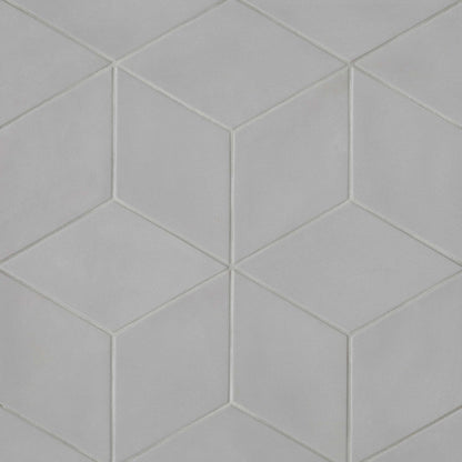 Bedrosians Allora 7.5" x 12.75" Rhomboid Gray