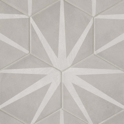 Bedrosians Allora 8.5" x 10" Hexagon Deco Stella