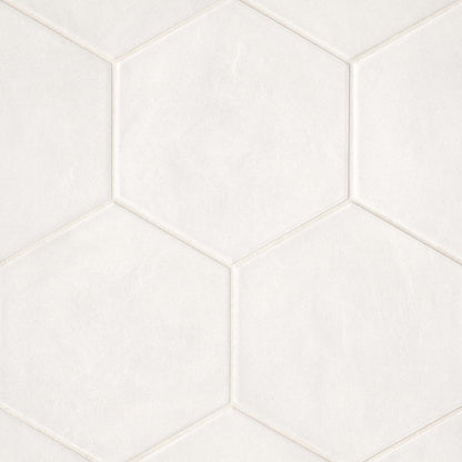 Bedrosians Allora 8.5"x 10" Hexagon White