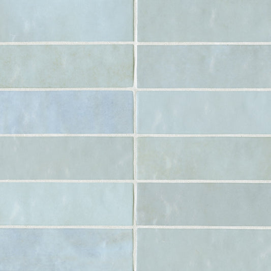 Bedrosians Cloe 2.5" x 8" Gloss  Baby Blue