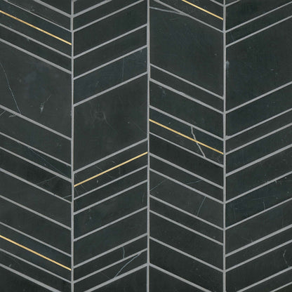 Bedrosians Ferrara 10.75" x 12" with Brass Nero