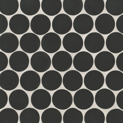 Bedrosians Makoto 10" x 10" Round Matte  Kuroi Black