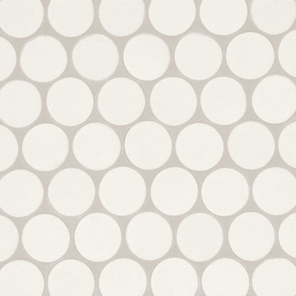 Bedrosians Makoto 10" x 10" Round Matte  Shoji White 