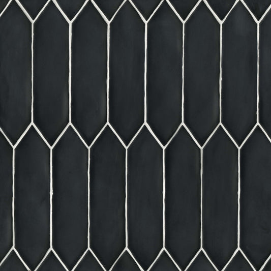 Bedrosians Reine 3" x 12" Matte Black Sea