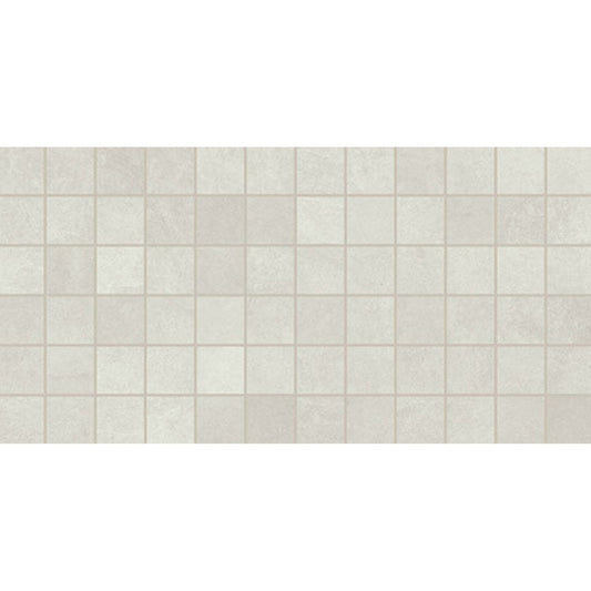 Daltile Slate Attache 2" X 2" Straight Joint Meta White