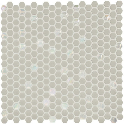 Daltile Star Castle 12" X 12" Mini Hexagon Comet