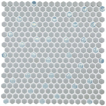 Daltile Star Castle 12" X 12" Mini Hexagon Wonderstar
