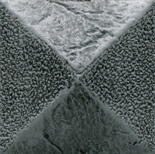 Daltile Anthology Armor 2" X 2" Deco Pyramid Forged Steel