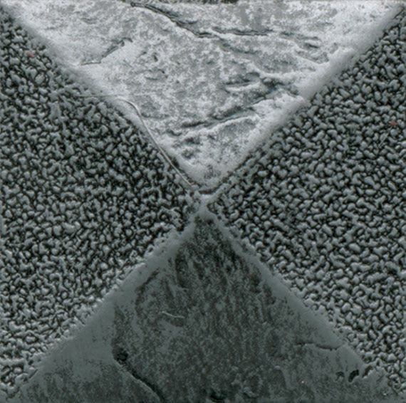 Daltile Anthology Armor 2" X 2" Deco Four Square Forged Steel