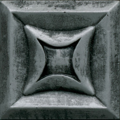 Daltile Anthology Armor 2" X 2" Deco Star Forged Steel