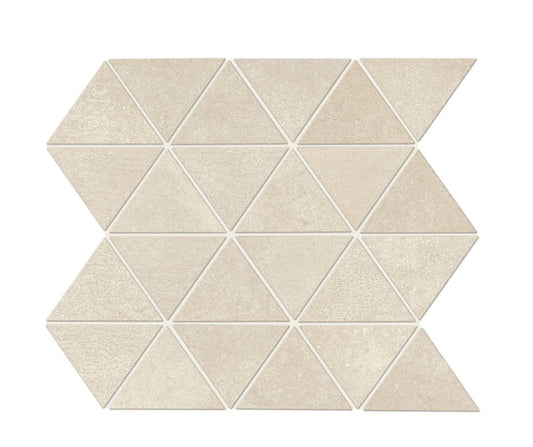 Daltile Chord 3" X 3" Mosaic Sonata White
